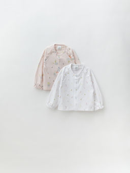 Кофта ясельная для девочки, бел/роз - Lesi kids фото 24