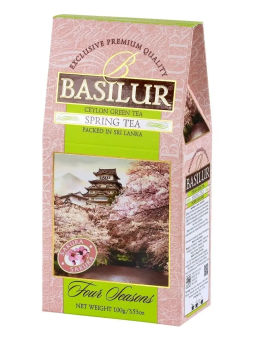 Коллекция Времена года / Весенний чай / (70338) черн. вес 100 г  (BASILUR)
