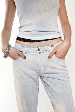 Pantalon de sarga efecto craquelado - H&m фото 4