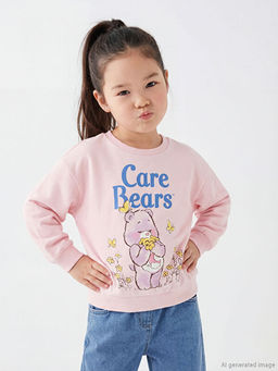 Care Bears Bask?l? K?z ?ocuk Kal?n Sweatshirt