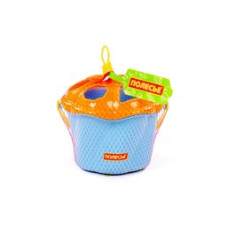 Игрушка развивающая Ведро Сюрприз (6 элементов) (голубой) (в сеточке) - Полесье фото 6