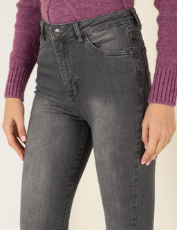 Koyu Gri Skinny Fit Jean Pantolon