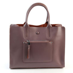 Женская кожаная сумка 3711-220 Пурпл