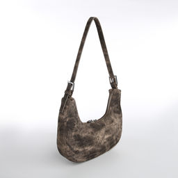 Сумка женская, багет, на молнии, цвет коричневый - Simaland фото 2