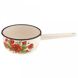 "Июнь" Ковш эмалированный 1,5л, жемчужный (Россия)