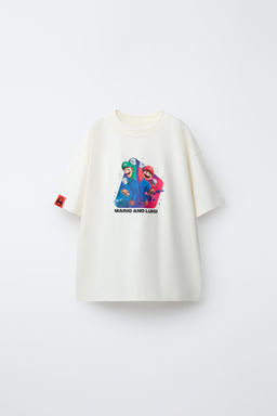 CAMISETA SUPER MARIO BROS AND LUIGI   NINTENDO / Blanco