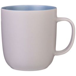 Цена за 4 шт. КРУЖКА BRONCO VELOUR 400 МЛ СЕРАЯ