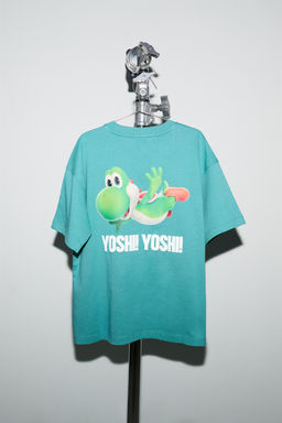 CAMISETA YOSHI SUPER MARIO BROS   NINTENDO / Verde azul - Zara фото 5
