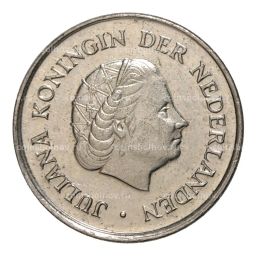 25 центов 1977 года Нидерланды