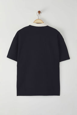 TRENDYOL MAN Lacivert Regular Polo Yaka Duz Orme Polo Yaka T-shirt TMNSS25PO00005 - Trendyolmilla фото 15