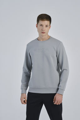 Свитшот Серо-зеленый