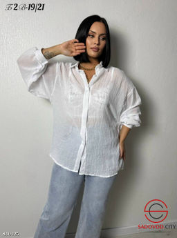 Рубашка женская однотонная - Bruno фото 7