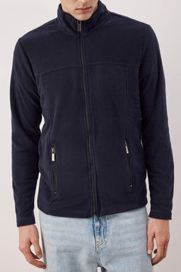 Lacivert Regular/Normal Kesim Fermuarl? Polar Sweatshirt TMNAW26SW00063 - Trendyolmilla фото 3