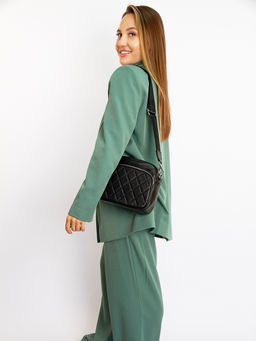 LACCOMA сумка C0797H-черный натуральная кожа полиэстр  фото 2