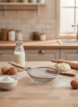 Цена за 2 шт. Сито с деревянной ручкой 18см OLS-432-16