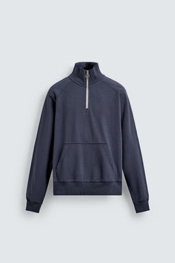 QUARTER-ZIP SWEATSHIRT - Zara фото 6