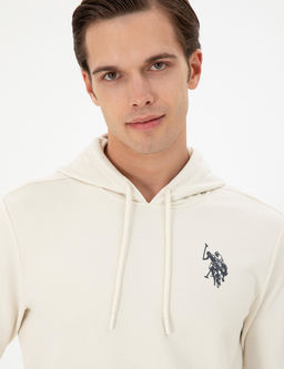 Мужской кремовый свитшот Неожиданная скидка в корзине - U.s. polo assn фото 2