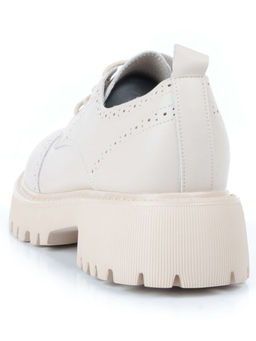 03-5928-5 BEIGE Полуботинки женские (натуральная кожа)