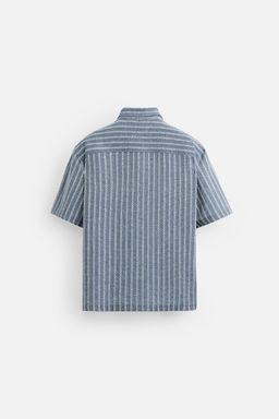 STRIPED JACQUARD SHIRT - Zara фото 7