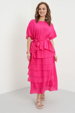 Костюм юбочный 4473 фуксия