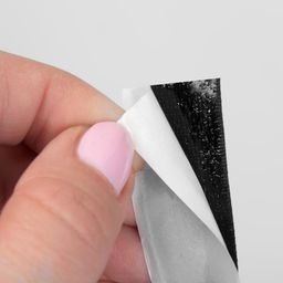 Цена за 2 шт. Липучка на клеевой основе, 20 мм, 100±5 см, чёрная