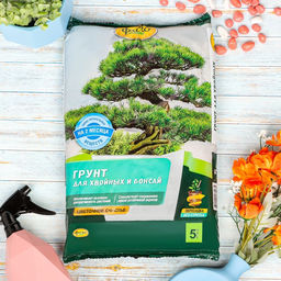 Цена за 2 шт. Почвогрунт Фаско Для хвойных и бонсай Цветочное счастье, 5 л