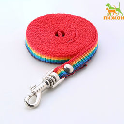 Поводок капроновый Радуга, 1,6 м х 1 см