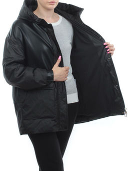 M24-211 BLACK Куртка демисезонная женская (100 гр. синтепон) - Fashion фото 7