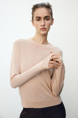 BASIC PLAIN KNIT SWEATER - Zara фото 8