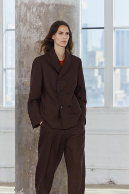 DOUBLE-BREASTED BUTTON BLAZER ZW COLLECTION - Zara фото 4