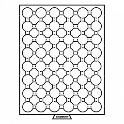 Кассета на 48 ячеек для хранения и презентации монет в капсулах диаметром до 21.5 мм MB LEUCHTTURM 319906