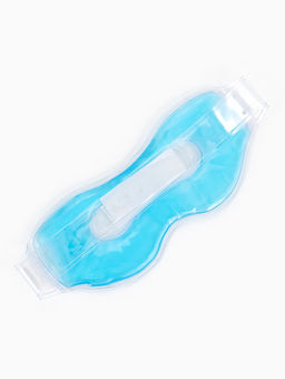 Маска для лица гидрогелевая, охлаждающая/согревающая, 23?10?0.5 см, синяя