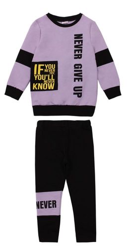 Костюм для девочки (туника, лосины) _OP1234