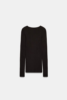 SUPIMA® LONG SLEEVE T-SHIRT - Zara фото 13