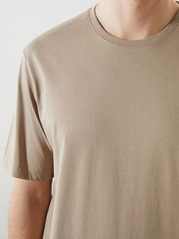 Bisiklet Yaka Penye Erkek Ti??rt