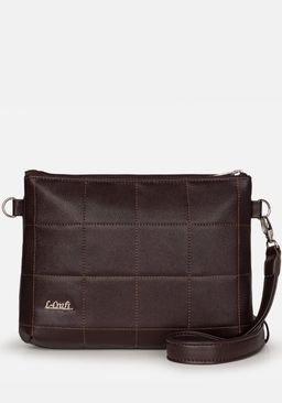 Сумка Модель №1532 | кожзам | стежка | коричневый | Р831-2 | 31629