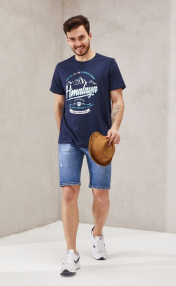 Футболка F111-06bb-659 d.blue