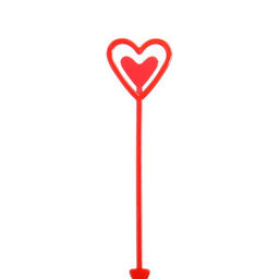 Цена за 80 шт. Держатель для открытки букет Красный, 34см - Дарите счастье фото 5