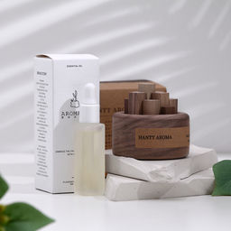 Набор деревянный диффузор Hantt Aroma, бамбук, с эфирным маслом 10 мл, в коробке