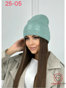 шапка женская с рваным эффектом - Bruno фото 15