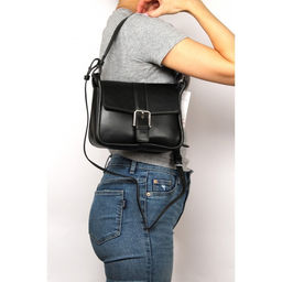 Сумка женская искусственная кожа Ch&K-5716, 1отд, плечевой ремень, черный SALE 262897 - Adelia фото 5