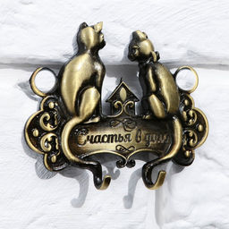 Ключница настенная «Счастья в дом», 9×7.1 см