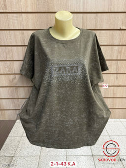 Футболка женская со стразами