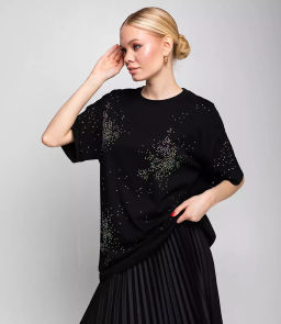 Футболка #БШ2240, чёрный