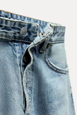 TRF STRAIGHT-LEG MID-RISE JEANS - Zara фото 18