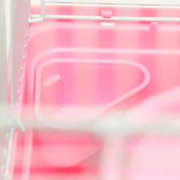 Клетка для грызунов Пижон с замком, 31 х 24 х 27 см, розовая  фото 7