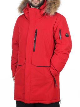6655 RED Куртка мужская зимняя "Аляска" (200 гр. холлофайбер)