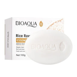 BIOAOUA RICE RAW PULP Мыло для лица и тела с экстрактом риса, 100 г