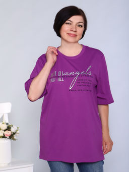 Б0771 Футболка женская кулирка коричневый - АстраТекстиль фото 3