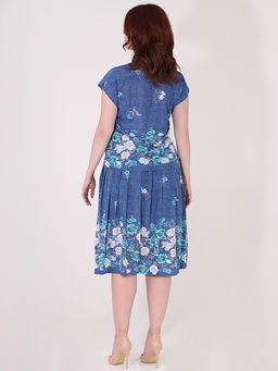 Костюм юбочный домашний трикотажный - Almond фото 4